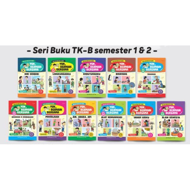 Seri BUKU TK-B Semester 1 & 2 (11 buku). Ziyad