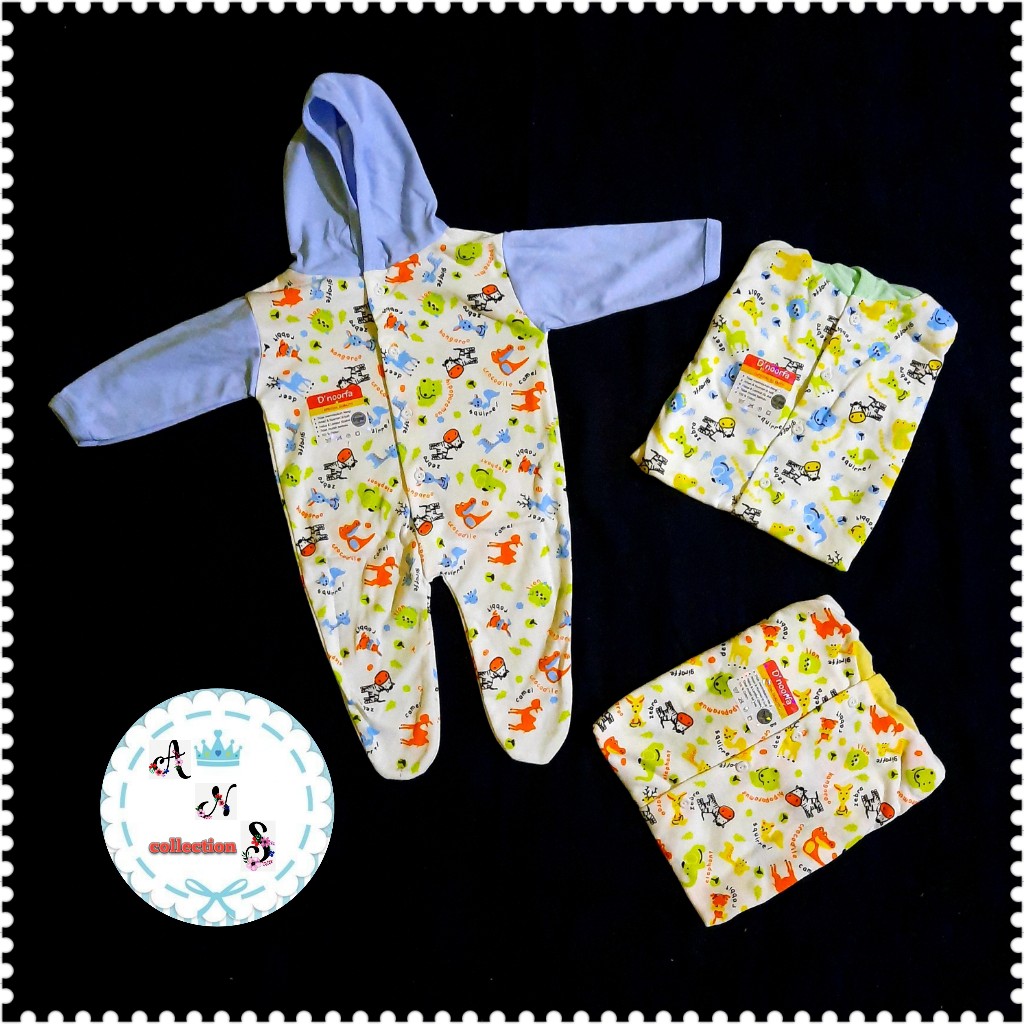 sleepsuit jumper panjang bayi kaki tutup