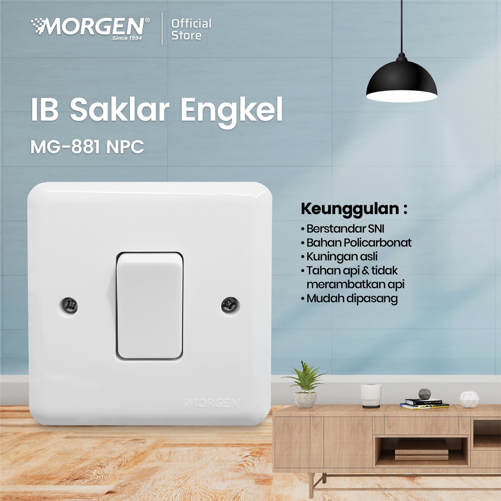 Morgen Saklar IB B Series SK Arde, Engkel, Seri, TV NPC