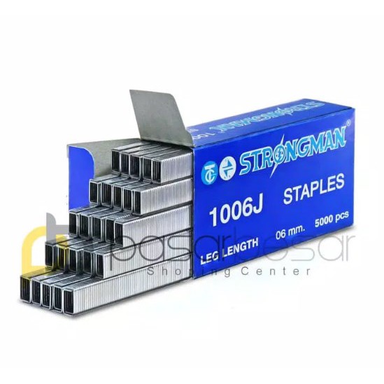 

Isi Paku Tembak U, Staples 6mm STRONGMAN 1006J