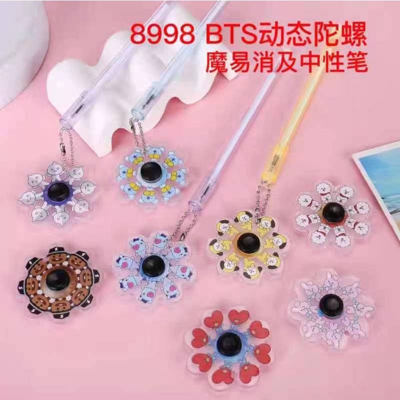

Pulpen Gel Gantungan Motif Spinner Karakter Bt21 Import - BT21 ISI 12 PCS