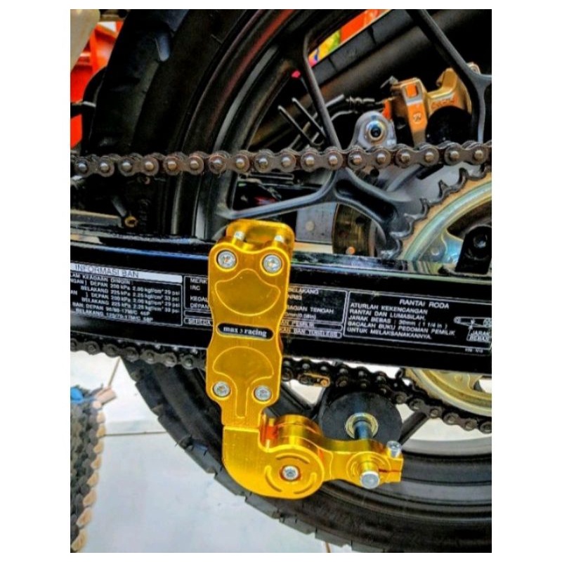 stabilizer rantai tensioner penahan rantai plus standhook/Satria Fu old new Vixion Old New Verza Sonic CB CBR Megapro Dill