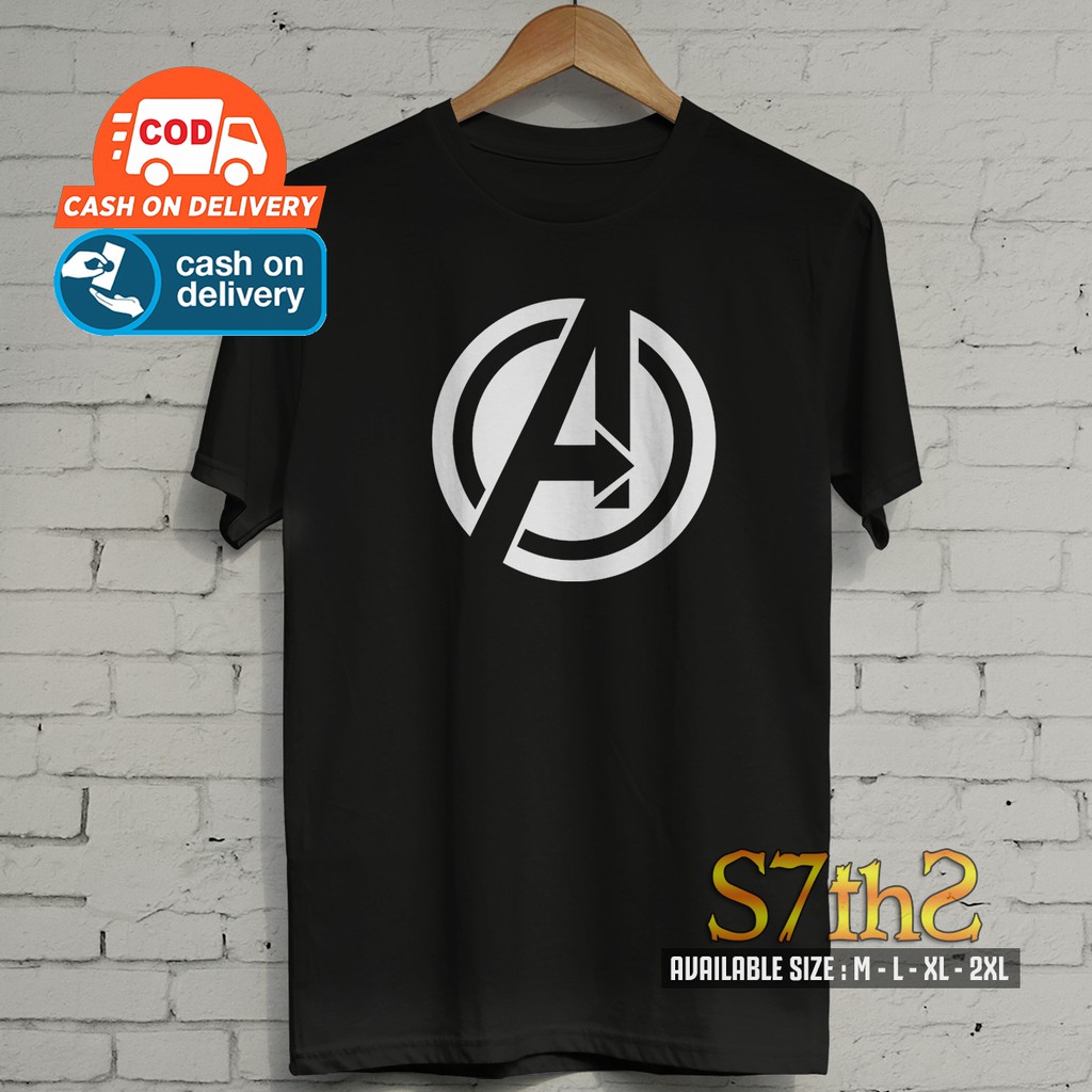  Kaos  Marvel Kaos  Super Hero Local Motif Avenger Shopee 