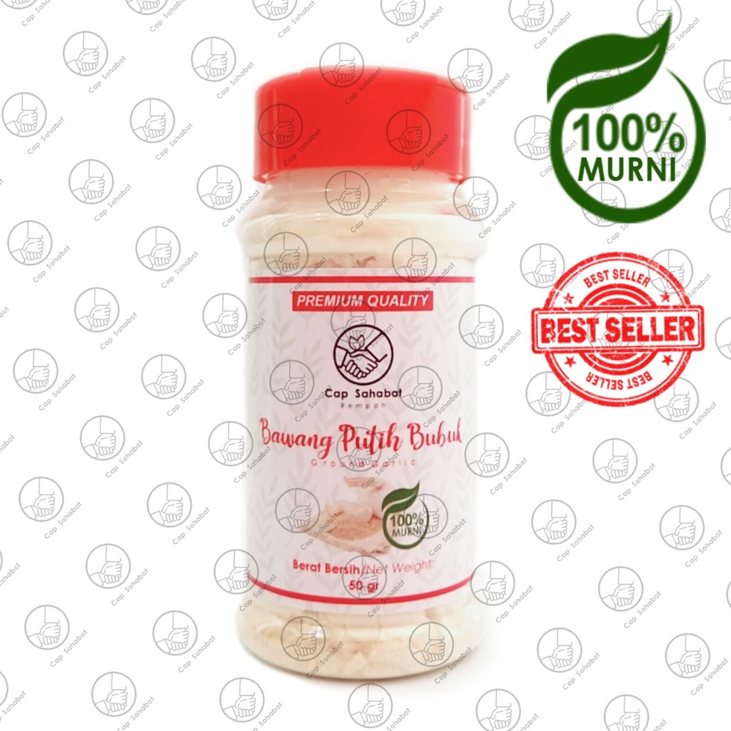 Cap Sahabat - Bawang Putih Bubuk Botol Premium / Ground Garlic