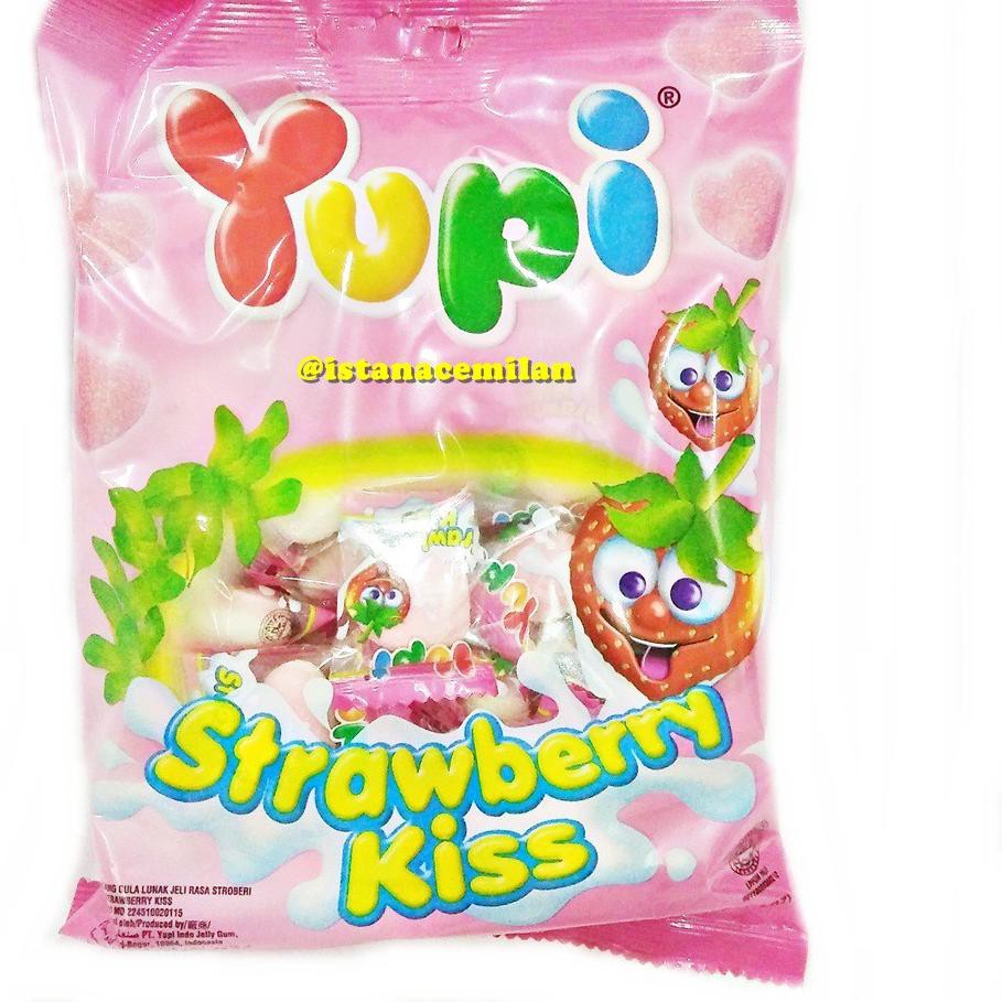 

Import Terlaris Yupi Strawberry Kiss 120 Gram