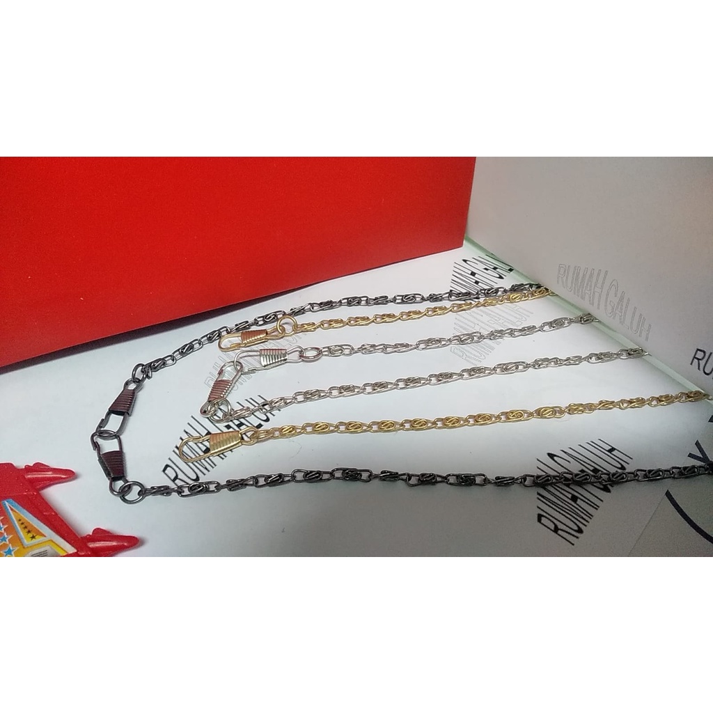 Tali Rantai Selempang Tali Tas Panjang +-110 cm Tali Tas selempang Rantai Strep