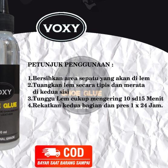 LEM SEPATU TRANSPARANT/BENING SUPER KUAT ORIGINAL LEM VOXY
