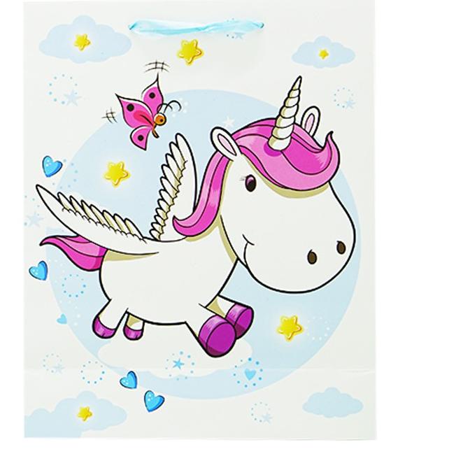 

☂ USS Paper Bag Unicorn Motif Unik Ukuran Medium 8282 ➨