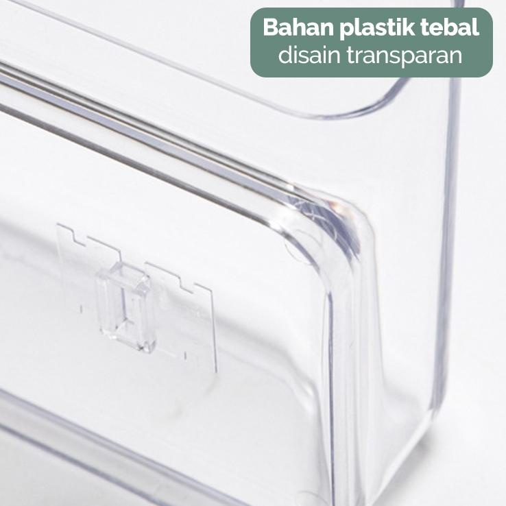 Seller|| Dejavu Rak Gantung Hp Transparan Holder Organizer Handphone Tempel Rak Dinding Pulpen Remot
