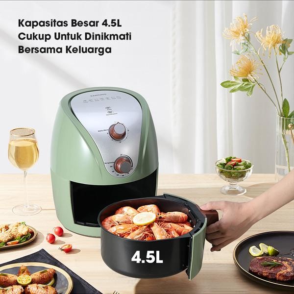 Air Fryer 4.5L Mesin Penggorengan Tanpa Minyak Magic Fryer SW-KZ01