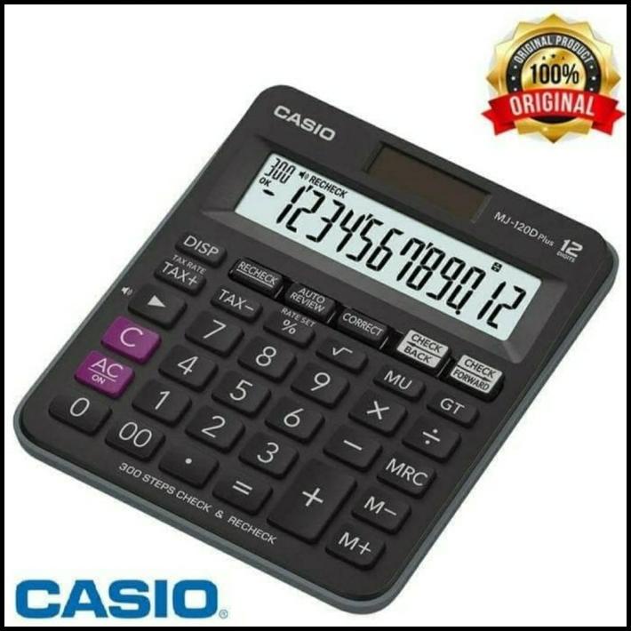 

Kalkulator Check & Correct Casio Mj 120D Plus / Calculator Cek Ulang