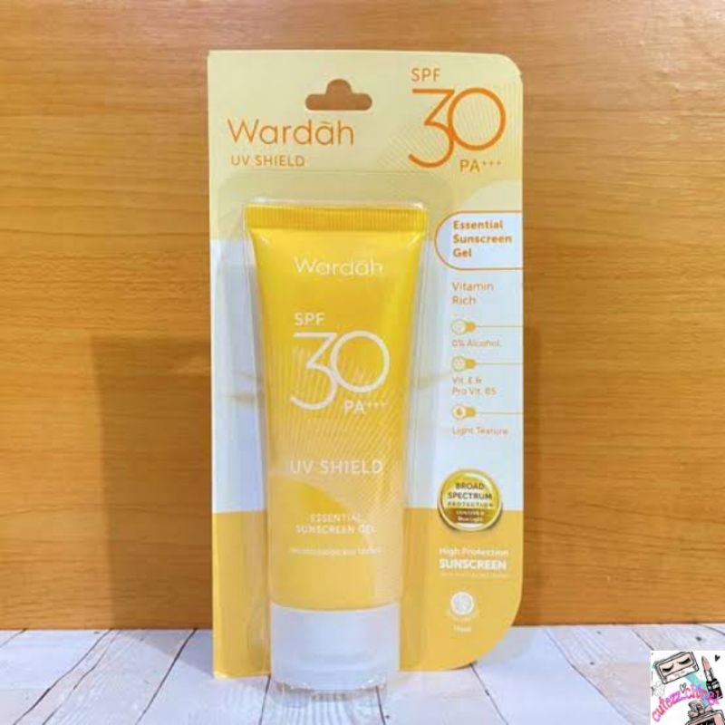 WARDAH SUNSCREEN SPF 30 UV SHIELD ESSENTIAL GEL