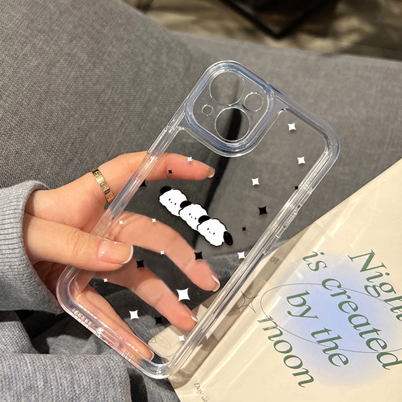 Case Bahan Akrilik TPU Transparan Tahan Banting Untuk iPhone 11 Pro Max 13 Pro 12 Pro XS Max XR X 8 Plus 7 Plus SE 2020 2022