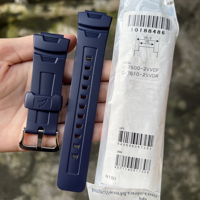Tali strap jam tangan casio g-shock original G-7500 G-7510 band G 7500 G 7510