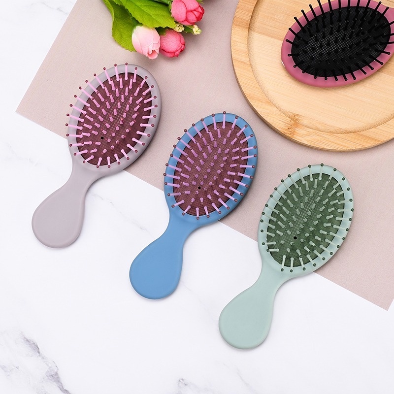 Sisir Pijat Universal Bahan Plastik Warna Macaron Untuk Wanita