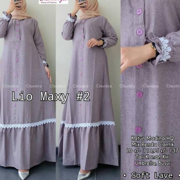 Tren Kekinian.. LIO MAXY DRESS/PAKAIAN WANITA/DRESS