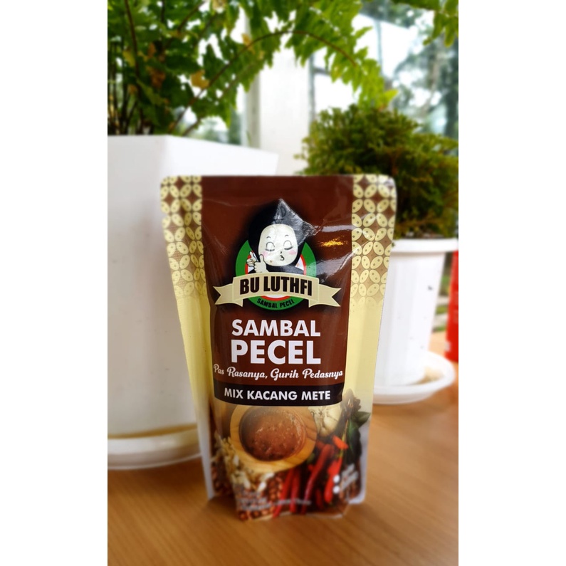 

Sambal Pecel Sangrai Mix Kacang Mete Pedas Sedang 200 gr