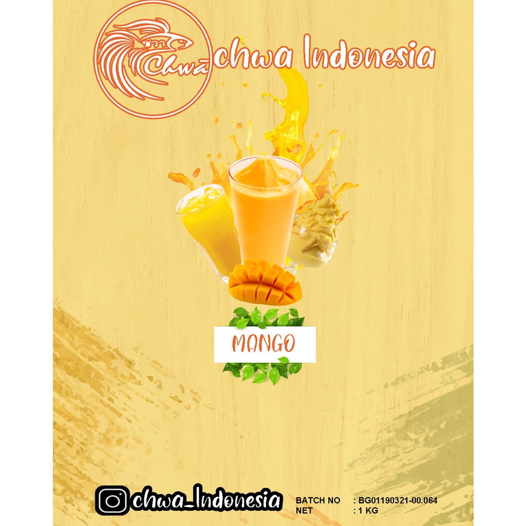 

Chwa Powder Mango / Minuman Bubuk Rasa Mangga
