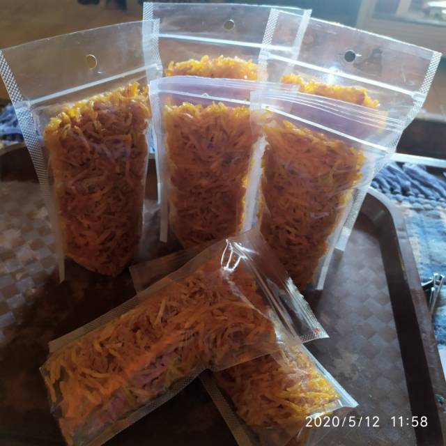 

Kentang korek asem pedes manis original/asem pedes manis teri/gurih(ebi)