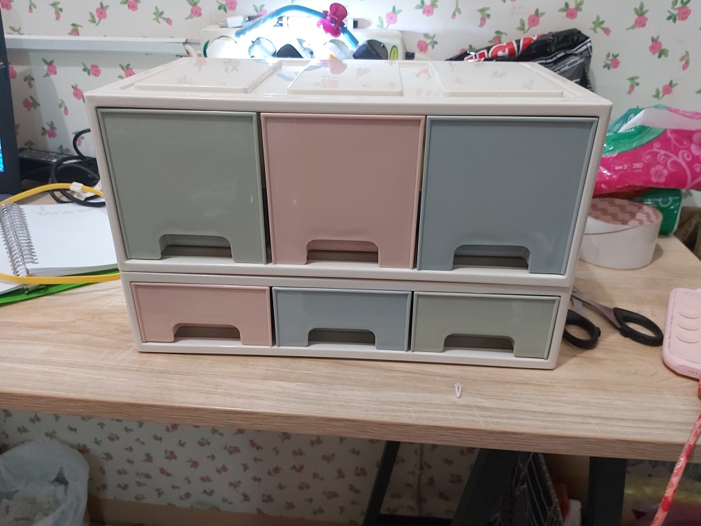 Informa Laci Kecil / Laci Serbaguna / Tempat Uang / Tempat Obat / Rainbow Mini Drawer