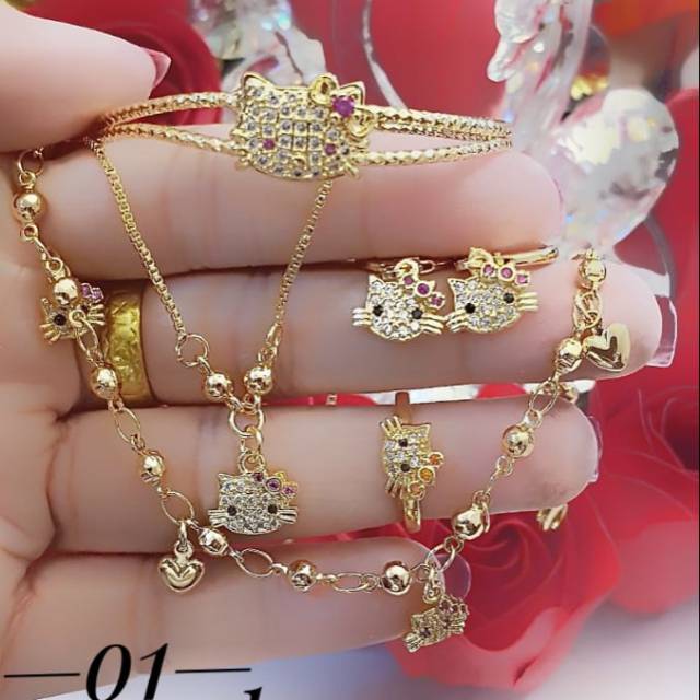 Xuping set anak lapis emas 24k 2510