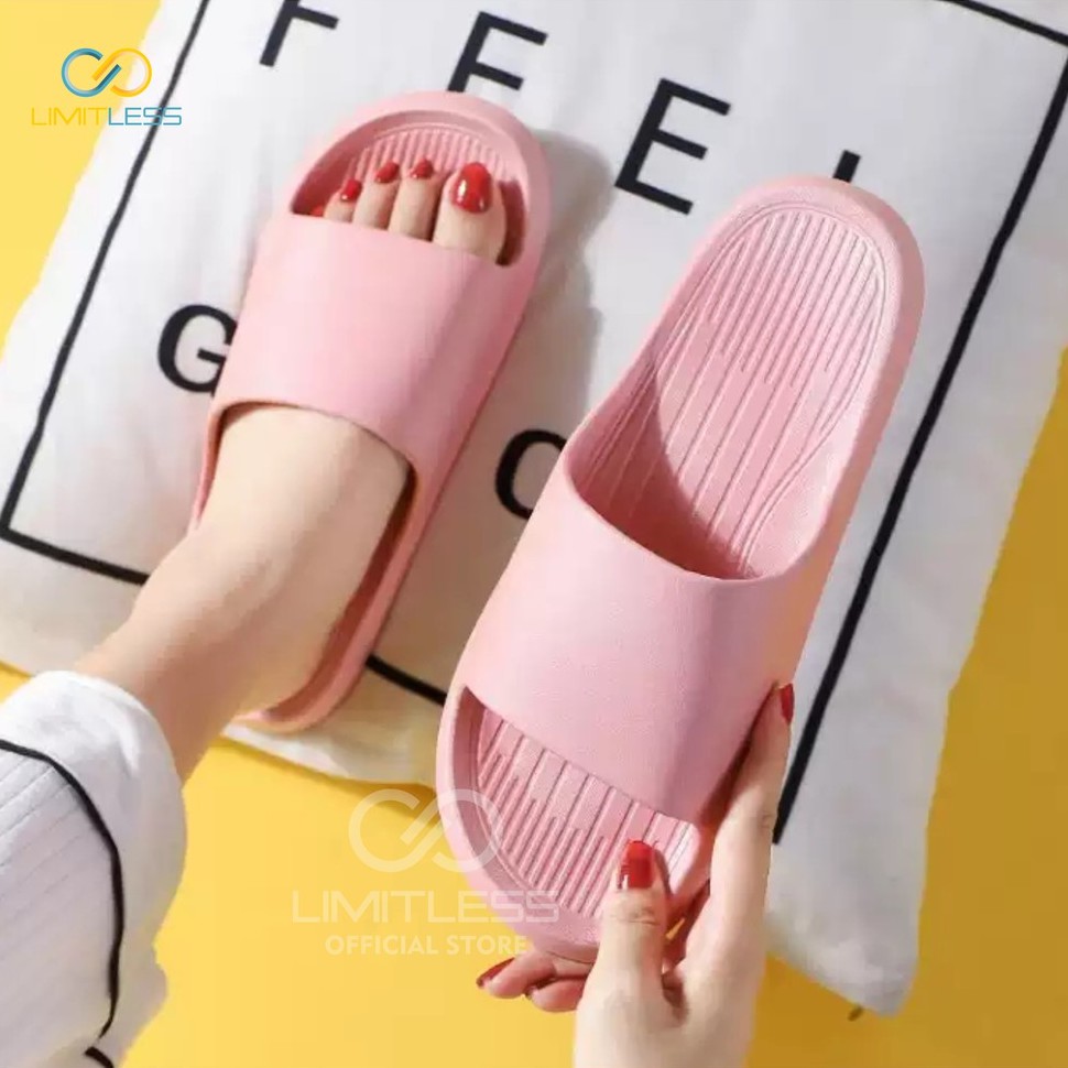 Sandal Wanita Limitless Sendal Selop Wanita Rumah Slip On Sendal Cewek Empuk Slip On Anti Slip