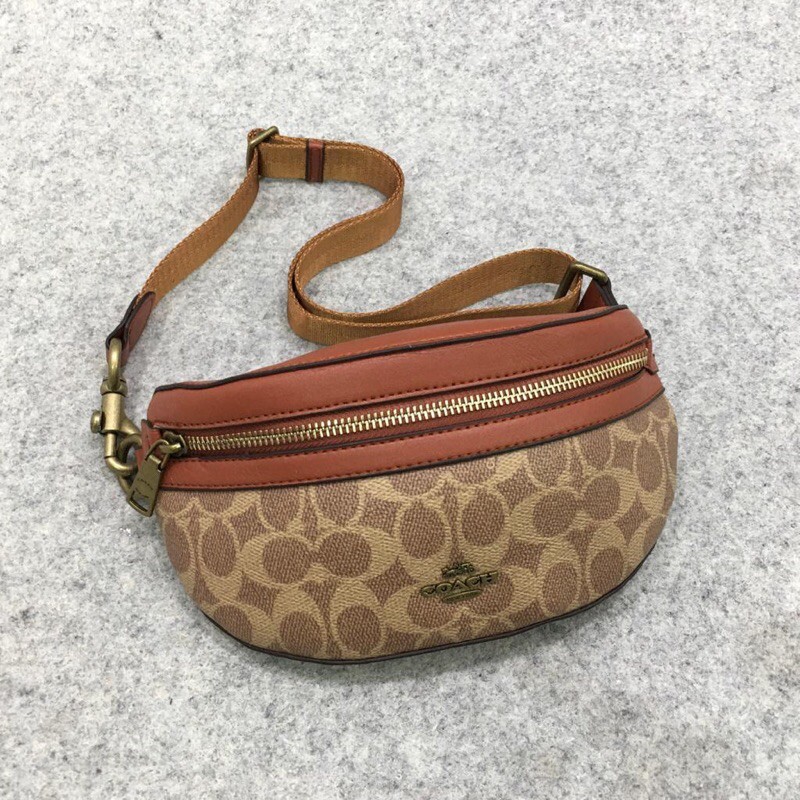 COACH Signature Waist Belt Bag tas selempang ORIGINAL FO ORI AUTHENTIC