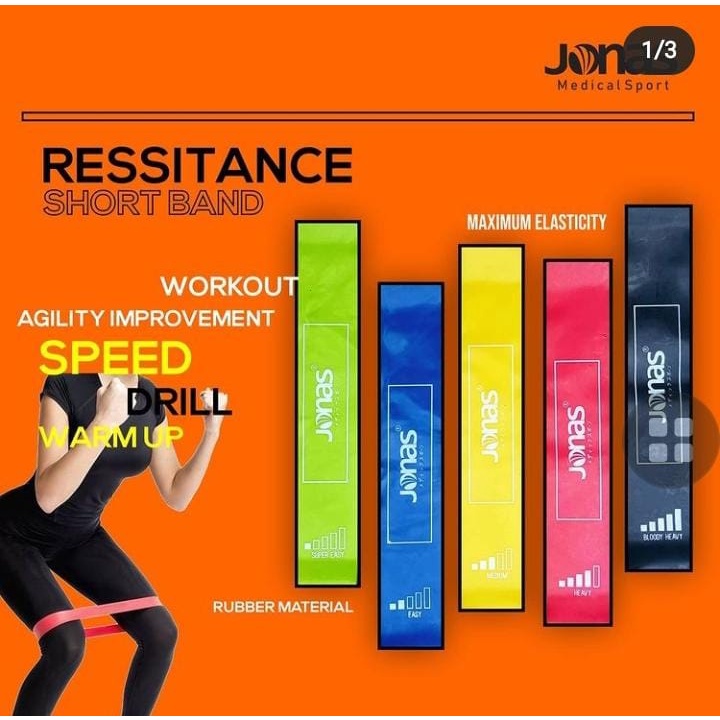 OJANSPORT NEW ARRIVAL RESISTANCE BAND JONAS KARET LATIHAN CROSS FIT YOGA FITNES ORIGINAL