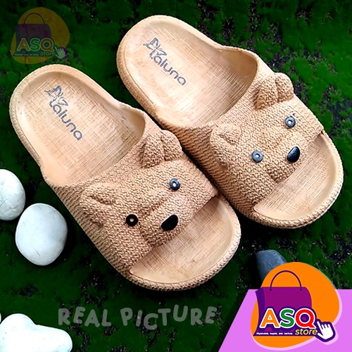 Sandal Selop Slip Beruang Anak Cewek Laluna