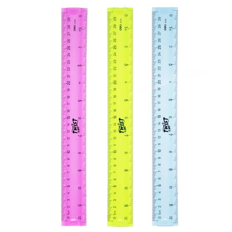 

MISTAR PENGGARIS FLEKSIBEL LENTUR DELI FLEXIBLE RULER 30 CM DELI 6209