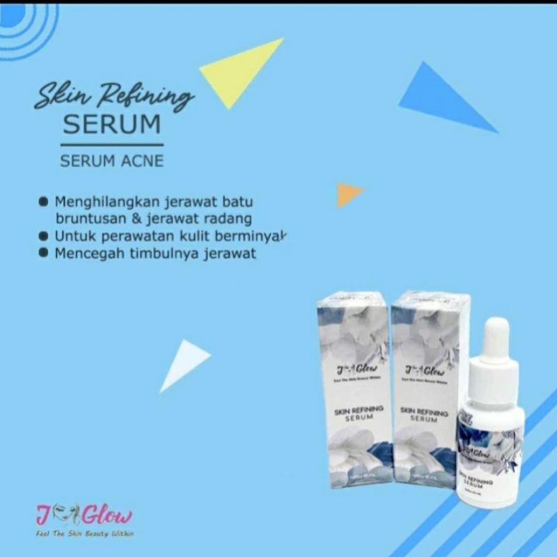Serum acne jglow / skin refining jglow / kosmetik wajah