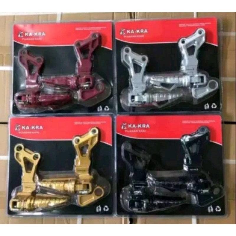 FOOT STEP BELAKANG CNC STEP GANTUNG BABET CNC SATRIA FU VIXION OLD NEW JUPITER MX KING DILL