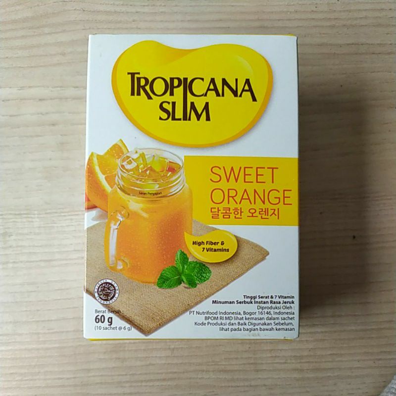 

TROPICANA SLIM SWEET ORANGE Sugar Free [kemasan baru]