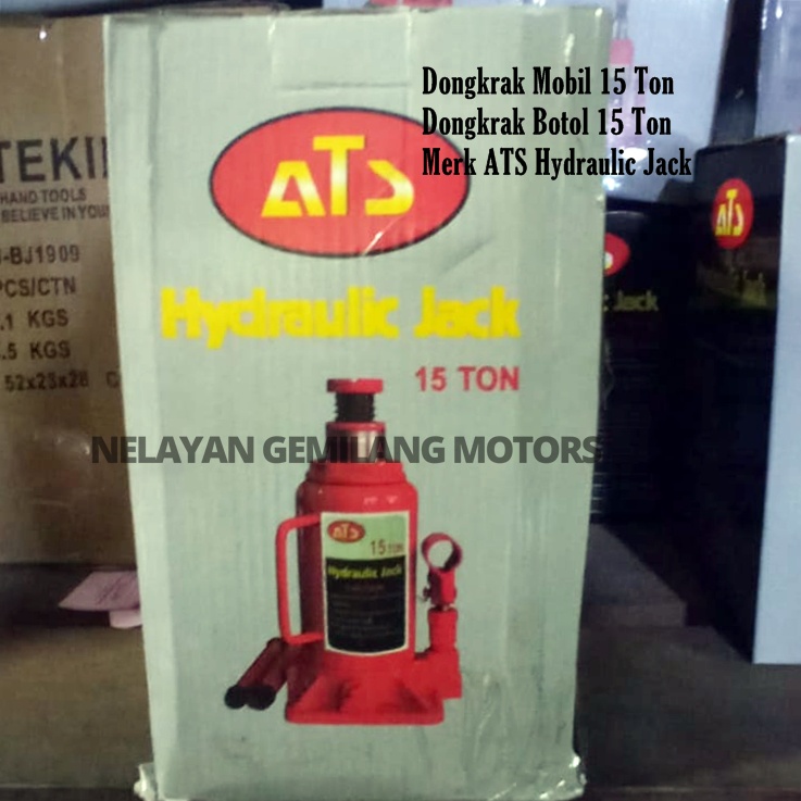 Dongkrak Mobil 15 Ton, Dongkrak Botol 15 Ton ATS Hydraulic Jack