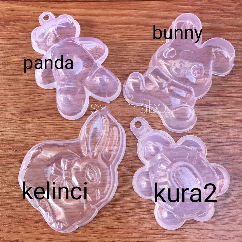 CJ cetakan nasi bento/pudding panda kura kelinci marmut