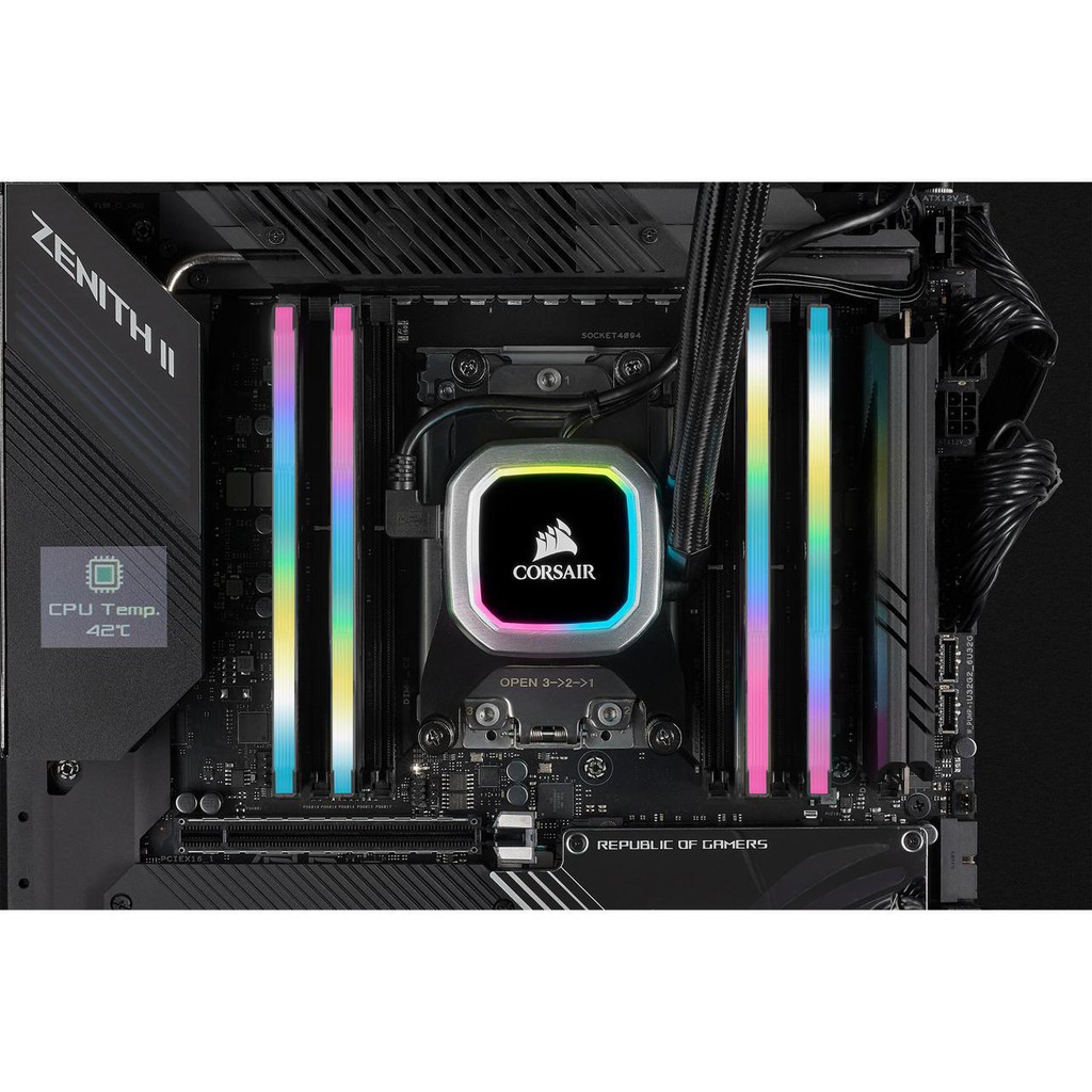 Corsair Vengeance RGB PRO SL DDR4 16GB (2x8) 3200 CMH16GX4M2E3200C16