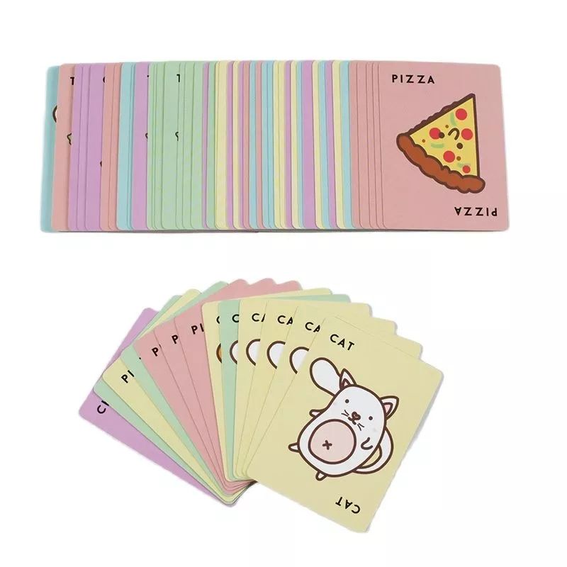 Taco Cat Goat Cheese Pizza Game cards