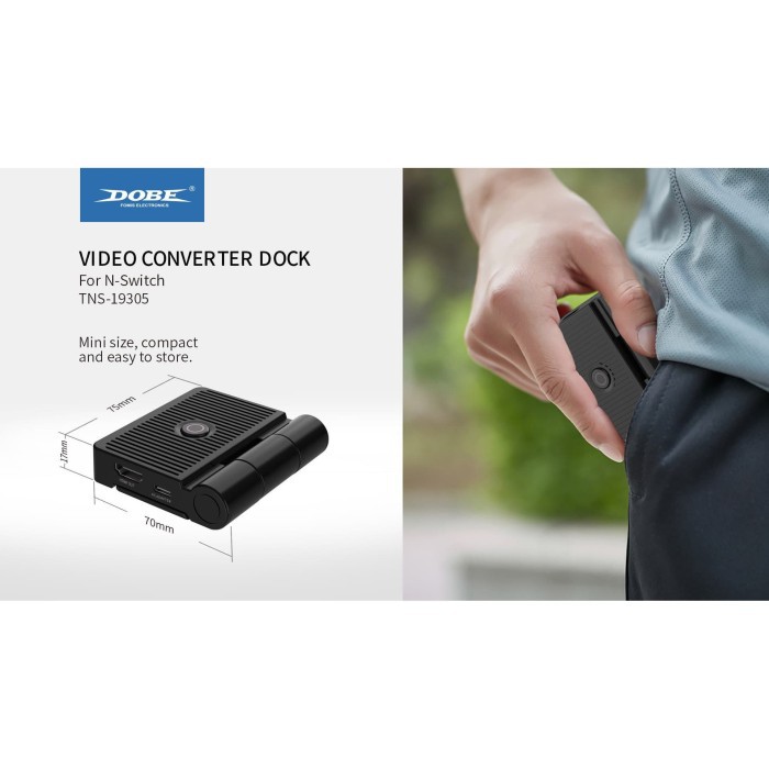 Dobe Video Converter Dock Nintendo Switch TNS-19305