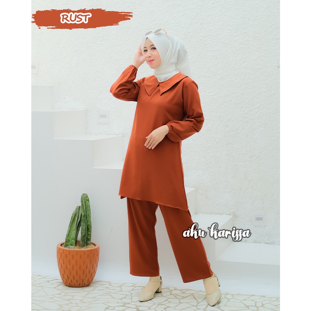 Novalisa One set Aku Karissa - Baju Set Wanita Terbaru