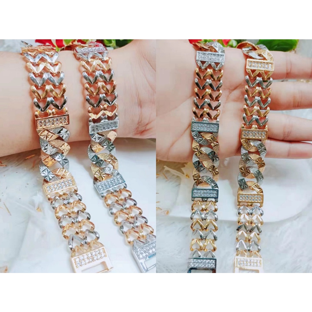 Gelang Xuping Rantai Sisik Naga Permata Perhiasan Fashion J0003