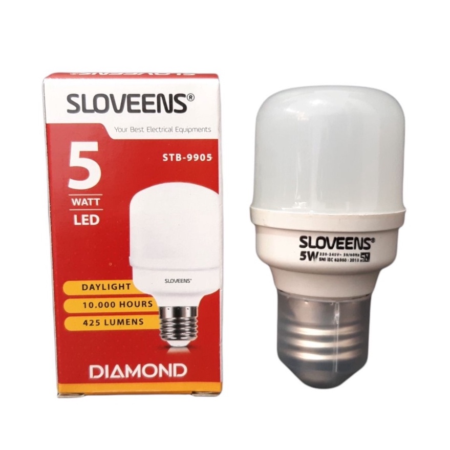 Sloveens Diamond Lampu LED Capsule 5 Watt