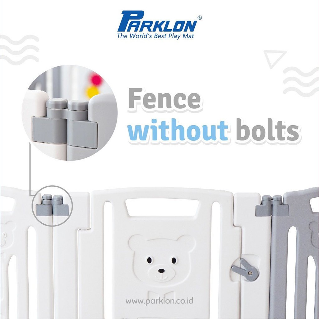 parklon folding fence 8+2 Pagar Bayi Parklon Fence Folding New Series Pagar Anak MONOCHROME