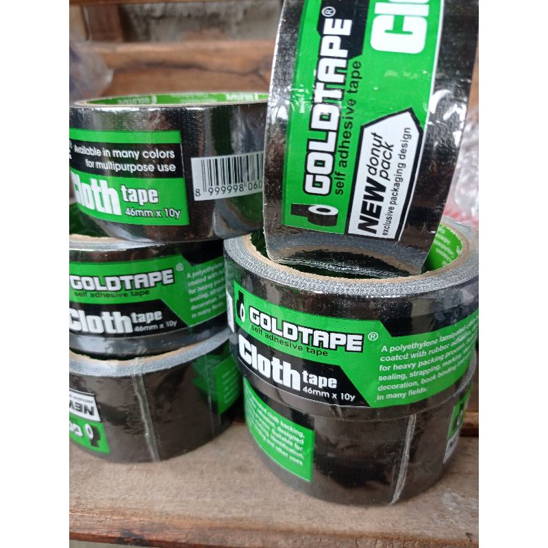 

Lakban Hitam Goldtape 46 mm x 10 y