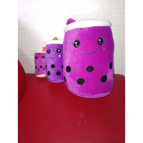 boneka boba lucu ungu