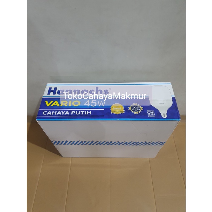 Lampu LED Bohlam Vario 45w 45watt Hannochs Cahaya Putih 1 DUS 20Pcs