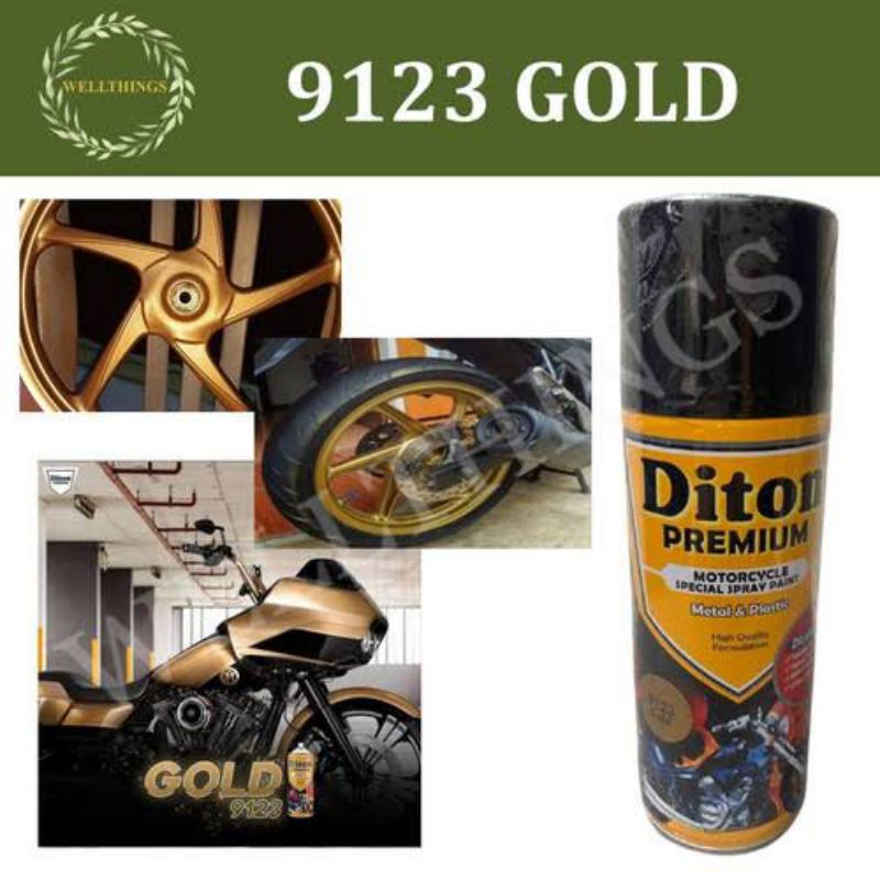 DITON PREMIUM 9123 Gold RCB Cat Semprot 400CC
