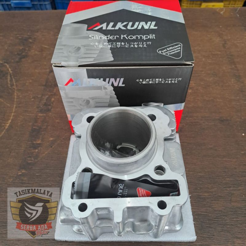 BLOK SEHER ASSY + PISTON MIO MIO M3,FINO 125, SOUL GT 125 MLKUNL