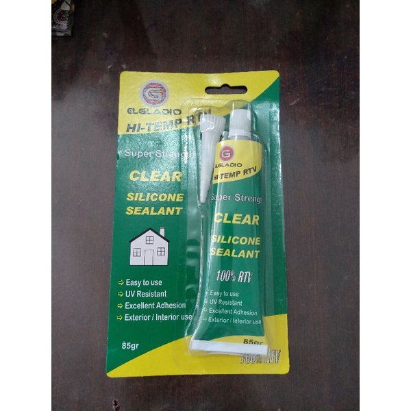 Lem Silicon Sealant / Silicone Rubber Sealant Bening