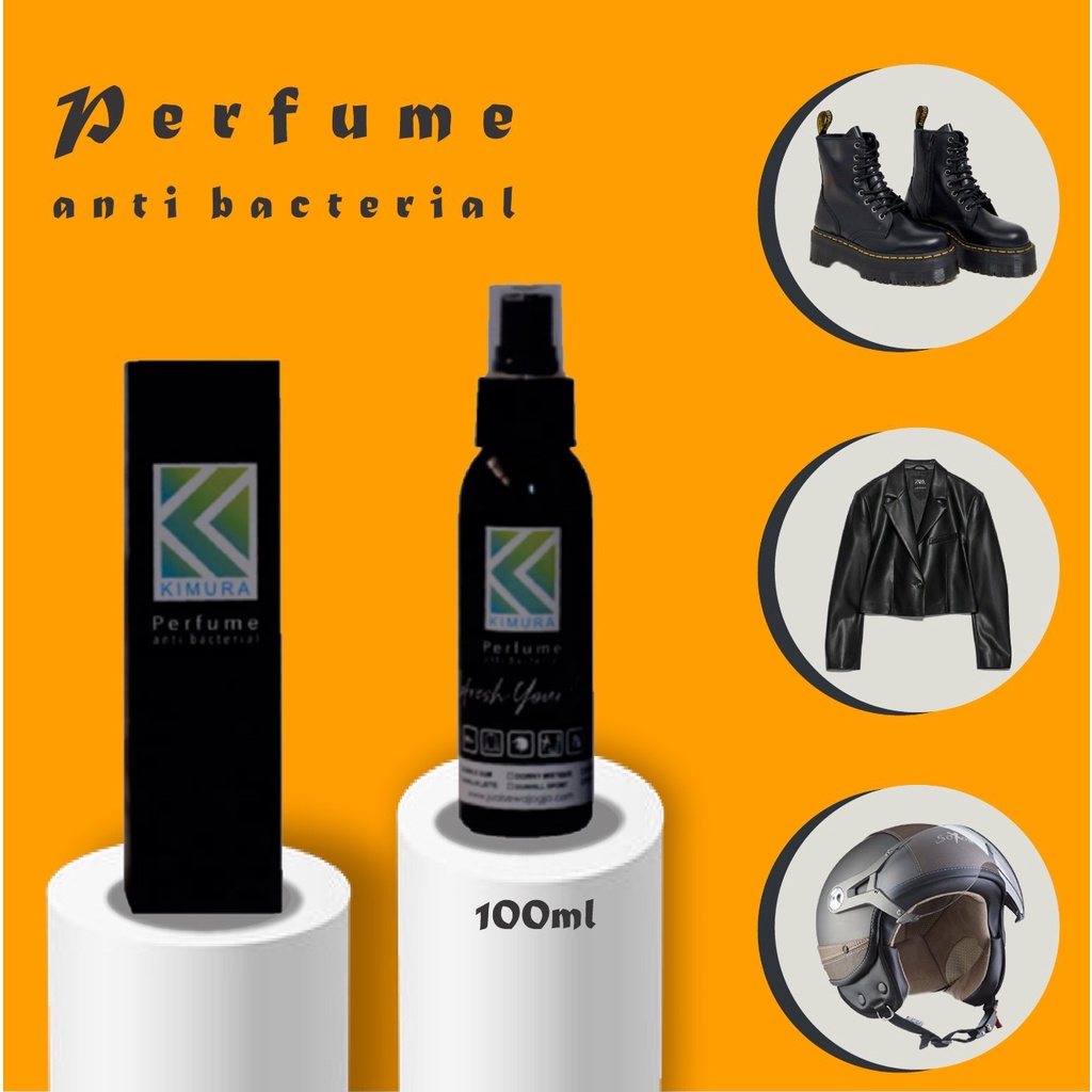 KIMURA Parfum Anti Bakterial Parfum Sepatu Parfum Helm 100mL