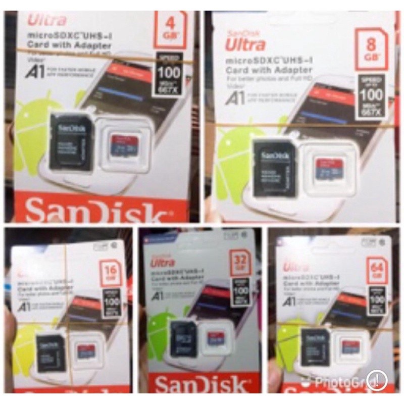 Memory SD card + adaptor kw  2gb/4gb/8gb/16gb/32gb/64gb/128gb memori /mmc micro sd / memory sandisk ultra adaptor